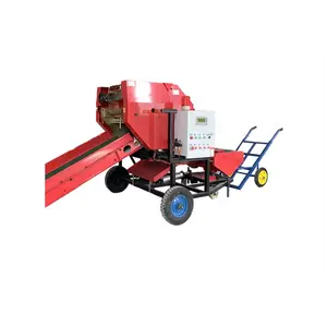 Combined corn silage hay baler price /silage bale wrapping machine