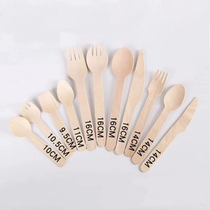 Juegos <span class=keywords><strong>de</strong></span> <span class=keywords><strong>cubiertos</strong></span> <span class=keywords><strong>de</strong></span> bambú natural desechables resistentes al calor ecológicos al por mayor cuchillo tenedor cuchara - Product Image 5