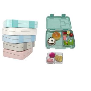 Premium tritan Cute back to school Food Container Storage Box Kids Bento Box Spoon leakproof Lunch Box