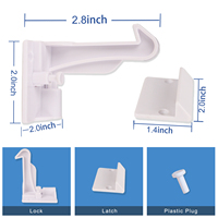 Ventes chaudes, lot de 10, grandes tailles, loquets de sécurité pour enfants, serrures en plastique, produits pour enfants, tiroirs, serrures de placard pour la sécurité des bébés et des tout-petits