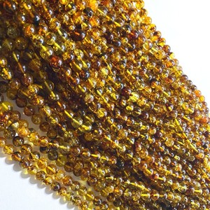 Vente en gros de perles d'ambre mouchetées de haute qualité de 6, 8 et 10 mm, perles rondes en pierre semi-précieuse pour la fabrication de bijoux DIY - Product Image 2
