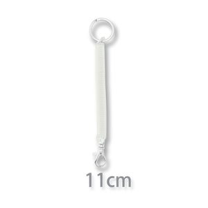 Ilan Porte-clés avec ressort 11cm Transparent pour clés - Product Image 1