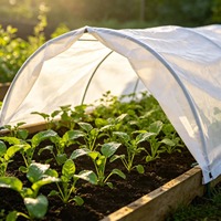 Bâche en PE blanche personnalisable 120 g/m² – Housse en plastique robuste et imperméable pour tente de camping extérieure en tricot uni