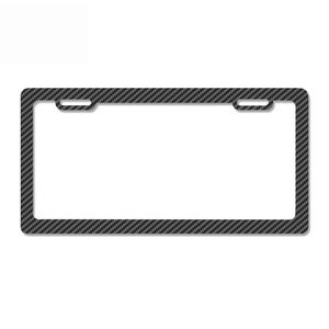 Marco para Matrícula de Coche de Paraguay al por Mayor, Patrón de Fibra de Carbono, Logotipo Personalizable - Product Image 4