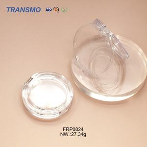 Envase Redondo de Plástico para Polvos Sueltos, Envase Giratorio Vacío de Marca Privada de Lujo para Cosméticos y Lociones - Product Image 1