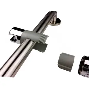 淋浴滑块ABS铬和塑料连接扶手杆适合扶手杆32毫米直径