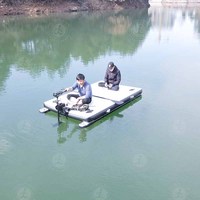 Plateforme de pêche gonflable en PVC Ejia avec logo personnalisé, avec moteur, radeau de pêche portable, planche à pagaie pour utilisation aquatique