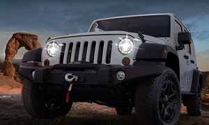 Faro LED LOYO de 7 Pulgadas con Anillo Halo, Luz de Conducción con Ojo de Ángel, Luz Diurna DRL para Motocicleta, para Jeep Wranglers JK JL Grand <span class=keywords><strong>Cherokee</strong></span> - Product Image 6