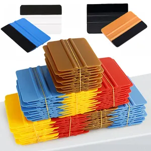 Outil d'emballage de raclette de voiture plastique vinyle feutre <span class=keywords><strong>bord</strong></span> raclette fenêtre <span class=keywords><strong>laine</strong></span> feutre raclette - Product Image 1