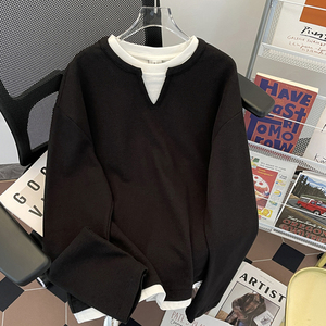 Maglietta <span class=keywords><strong>Termica</strong></span> a Maniche Lunghe da <span class=keywords><strong>Uomo</strong></span> in Cotone 100% 250 Gsm con Colletto a Due Strati Grigio Lavorato a <span class=keywords><strong>Maglia</strong></span> - Product Image 3