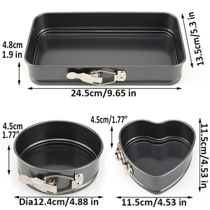 Onstick 3 Parararbon teteel pringform An et Eart OUND ectangle - Product Image 2