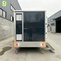 Remorque de toilettes Goeasy, toilettes publiques portables avec 5 stations sanitaires