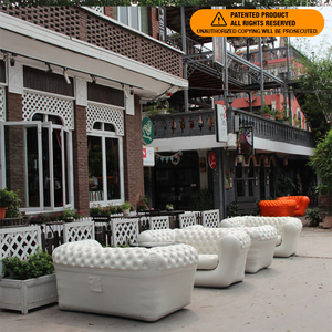 Luxury Double Person <strong>Inflatable</strong> Lounge Chair PVC Outdoor Foldable Chesterfield <strong>Inflatable</strong> <strong>Sofa</strong> - Product Image 4