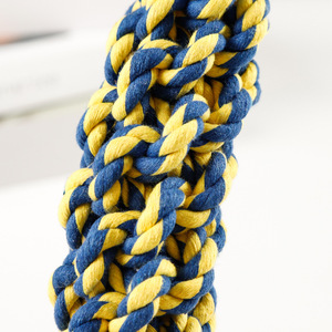 Jouets en corde pour animaux de compagnie, en coton tissé, en forme de bâton de maïs, 20 cm, jouet à mâcher pour chien de taille moyenne, nettoyage des dents - Product Image 3