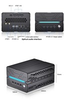 Mini PC para Juegos AMD Ryzen 9 9800X3D 9850X3D USB3.0 WIFI6e Tipo C LAN Computadora con Seis Pantallas