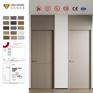 High End Fire Proof <strong>Wood</strong> <strong>Door</strong> for Luxury Villa Interior Entrance Custom Size Eco Friendly Veneer - Product Image 4