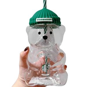 Verres à boire en forme d'ours en peluche, mignons, en forme de dessin animé, pour le café, le jus, le thé et le lait, pour une utilisation en restaurant, vaisselle pour enfants - Product Image 1