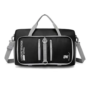 Atacado Mulheres Homens Férias Ginásio Dobrável Leve Sacos Impermeáveis Viagem Dobrável Duffel Bag Ripstop Travel Bag