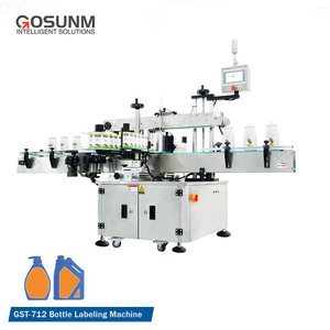 <strong>Automatic</strong> Essential Oil Plastic Bottle <strong>Label</strong> Sticker Double Side Round Bottle <strong>Labeling</strong> <strong>Machine</strong> With Date Coder - Product Image 1