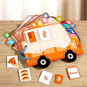 Libro de Pegatinas de Números 2026 para Niños, Libro de Actividades de Aprendizaje Temprano, Libro de Pegatinas DIY para Niños Pequeños, Juguete de Reconocimiento de Números - Product Image 3