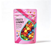 Sachets refermables écologiques en aluminium métallisé, anti-odeur, avec fermeture éclair, pour l'emballage de biscuits, de collations et d'aliments