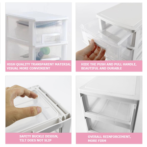<b>Storage</b> Box Plastic Cosmetic <b>Storage</b> Box Home Office Sundries <b>Dressing</b> <b>Table</b> Drawer Multi-Layer Desktop - Product Image 3