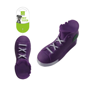 Nunbellpets lüks köpek çiğneme oyuncakları çevre dostu lateks pamuk naylon Molar vinil çivili dambıl Fetch oyuncak oyna - Product Image 4