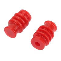 Bouchon d'étanchéité en silicone rouge personnalisé XP0002442 pour la protection des connecteurs de câblage automobile