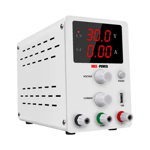 NICE-POWER R-SPS3010 White 30V 10A Display Fine adjustable current Regulated Output laboratory variable dc power supply