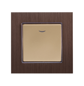 Interruptor de Luz de Pared Eléctrico de 1 Polo y 1 Vía, de Aluminio Cepillado Inoxidable, Certificado por la CE de la UE, 10A 250V, Venta al Por Mayor - Product Image 2