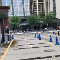 Palang Otomatis Gerbang Jalan DC Brushless, Penghalang Lalu Lintas Pengaman, Palang Kendaraan Otomatis untuk Sistem Parkir Komunitas