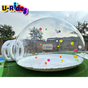 Domo Burbuja Inflable Transparente de 4m para Fiestas y Alojamiento - Product Image 1
