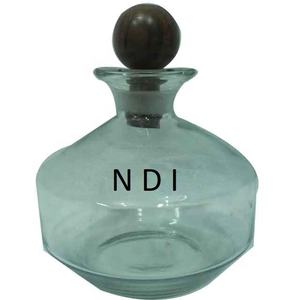 Handmade Decorative Clear Glass Perfume Bottle Hot Sale Unique Design Custom Made Decorative <b>Empty</b> Glass Perfume Bottle - Product Image 6