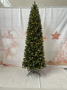 2024 Factory Direct Sales Of Custom Christmas Trees 9Ft High Quality Slim Artificial Christmas Tree Prelit Christmas Tree