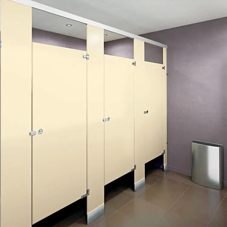 Memanfaatkan logam tahan karat aksesoris daya tahan dan fungsi toilet publik partisi kamar kecil
