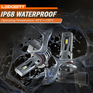 Leddeity <span class=keywords><strong>T7</strong></span> HB3 12V 30 Wát 3600lm 9005 <span class=keywords><strong>Led</strong></span> Đèn Pha Bóng đèn Chất lượng cao 6000K Đèn <span class=keywords><strong>LED</strong></span> bóng đèn thành phần cho xe ô tô Điều kiện Mới - Product Image 3