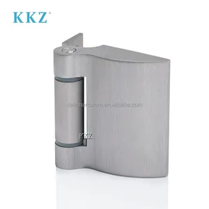Kz वाणिज्यिक कार्यालय ग्लास हार्डवेयर फिटिंग ग्लास दीवार माउंट जस्ता मिश्र धातु एल्यूमीनियम फ्रेम डोर हिंज - Product Image 2