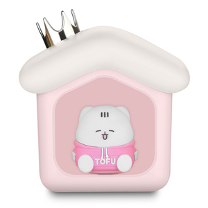 ICarer gia đình <span class=keywords><strong>mini</strong></span> Máy tạo độ ẩm không khí với phim hoạt hình dễ thương thiết kế và <span class=keywords><strong>USB</strong></span> không khí di động có thể sạc lại độ ẩm cho nhà sử dụng - Product Image 4