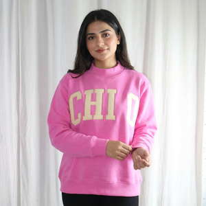 CHI O PINK เสื้อสเวตเตอร์มีฮู้ด ผ้าฝ้าย 100% ซิปแห้งเร็ว ระบายอากาศได้ดี ด้ายละเอียดสำหรับฤดูหนาว - Product Image 1