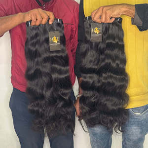 Paquetes de cabello brasileño Proveedor sin procesar, cabello humano indio Extensiones de cabello alineado con cutícula virgen cruda vietnamita - Product Image 2