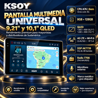 Lecteur KSOY-08 De Carro Pantalla Para Automovil Pantalla Android Para 8 + 128G Android Pantalla Android 9 Pulgadas GPS
