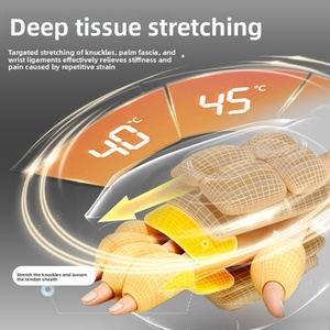 Cross-border Intelligent Handheld Hand <b>Massager</b> China Household Hot Compress Palm Air Pressure <b>Finger</b> Airbag Package Stretchable - Product Image 4