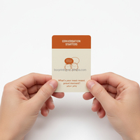 Jeu de cartes personnalisé avec impression recto-verso, questions pour couples et familles, jeu de conversation multi-joueurs, deux jeux avec boîte à tiroir