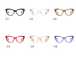 Classique Cat Eye Full Frame Spectacles TR90 Original Party <span class=keywords><strong>Lunettes</strong></span> Anti-Blue Light <span class=keywords><strong>Lunettes</strong></span> pour Jeunes Dames Ordinateur - Product Image 4