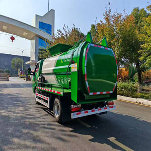 Structure de seau de chargement arrière Déchets alimentaires Véhicule d'élimination des ordures de cuisine Chargement et déchargement automatiques <span class=keywords><strong>Camion</strong></span> à ordures - Product Image 5