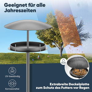 JH-Mech kuş evi <span class=keywords><strong>stand</strong></span>ı hava koşullarına dayanıklı bahçe dekorasyon Metal kuşlar besleme <span class=keywords><strong>stand</strong></span>ı - Product Image 4