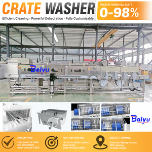 Machine à laver les caisses <span class=keywords><strong>de</strong></span> palette pour les applications logistiques et d'entrepôt, machine à laver les caisses <span class=keywords><strong>de</strong></span> type convoyeur pour les caisses et plateaux en plastique - Product Image 1
