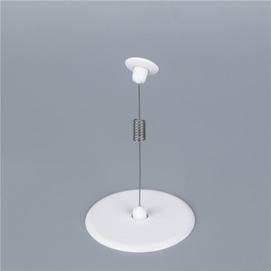 Support d'affichage en plastique transparent avec bras réglable, base blanche de 10 cm de diamètre, pratique pour les étagères de vente au détail - Product Image 5