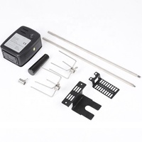 Moteur électrique universel Outil de barbecue Broche de poulet Broche à brochettes Kit de rôtissoire rotatif automatique