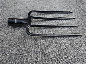 Tête de fourche <span class=keywords><strong>à</strong></span> <span class=keywords><strong>4</strong></span> <span class=keywords><strong>dents</strong></span> haute résistance pour <span class=keywords><strong>fumier</strong></span>, foin et terre, en acier soudé - Product Image 3